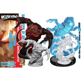 DUNGEONS AND DRAGONS NOLZUR'S TSUCORA QUORI AND HASHALAQ QUORI 2X MINIATURE WIZKIDS