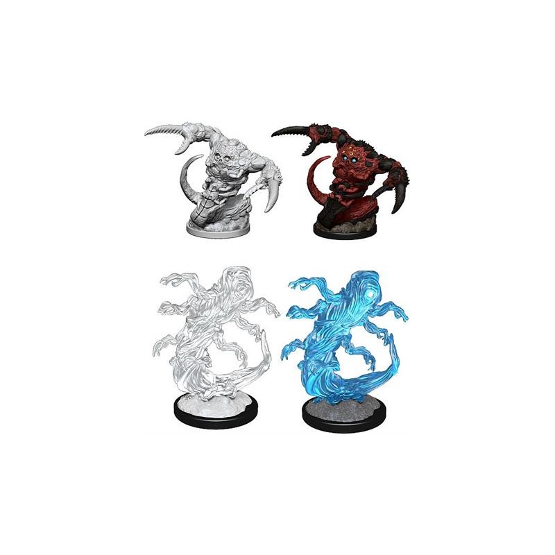 DUNGEONS AND DRAGONS NOLZUR'S TSUCORA QUORI AND HASHALAQ QUORI 2X MINIATURE WIZKIDS