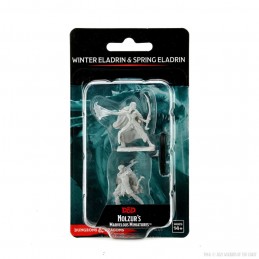 DUNGEONS AND DRAGONS NOLZUR'S WINTER ELADRIN AND SPRING ELADRIN 2X MINIATURE WIZKIDS