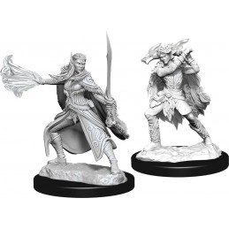 DUNGEONS AND DRAGONS NOLZUR'S WINTER ELADRIN AND SPRING ELADRIN 2X MINIATURE WIZKIDS