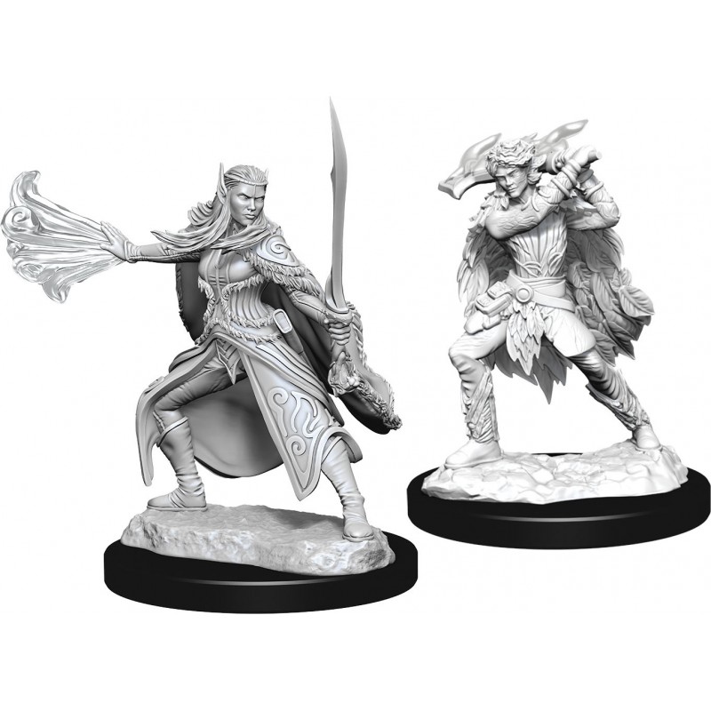 WIZKIDS DUNGEONS AND DRAGONS NOLZUR'S WINTER ELADRIN AND SPRING ELADRIN 2X MINIATURES