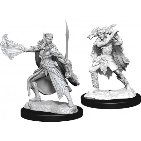 DUNGEONS AND DRAGONS NOLZUR'S WINTER ELADRIN AND SPRING ELADRIN 2X MINIATURE