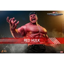 HOT TOYS CAPTAIN AMERICA BRAVE NEW WORLD RED HULK MOVIE MASTERPIECE 1/6 47CM ACTION FIGURE