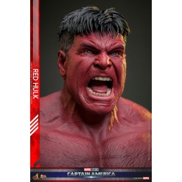 HOT TOYS CAPTAIN AMERICA BRAVE NEW WORLD RED HULK MOVIE MASTERPIECE 1/6 47CM ACTION FIGURE