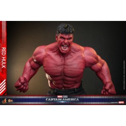 HOT TOYS CAPTAIN AMERICA BRAVE NEW WORLD RED HULK MOVIE MASTERPIECE 1/6 47CM ACTION FIGURE