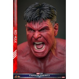 HOT TOYS CAPTAIN AMERICA BRAVE NEW WORLD RED HULK MOVIE MASTERPIECE 1/6 47CM ACTION FIGURE