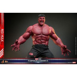 HOT TOYS CAPTAIN AMERICA BRAVE NEW WORLD RED HULK MOVIE MASTERPIECE 1/6 47CM ACTION FIGURE