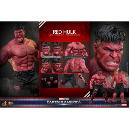 HOT TOYS CAPTAIN AMERICA BRAVE NEW WORLD RED HULK MOVIE MASTERPIECE 1/6 47CM ACTION FIGURE