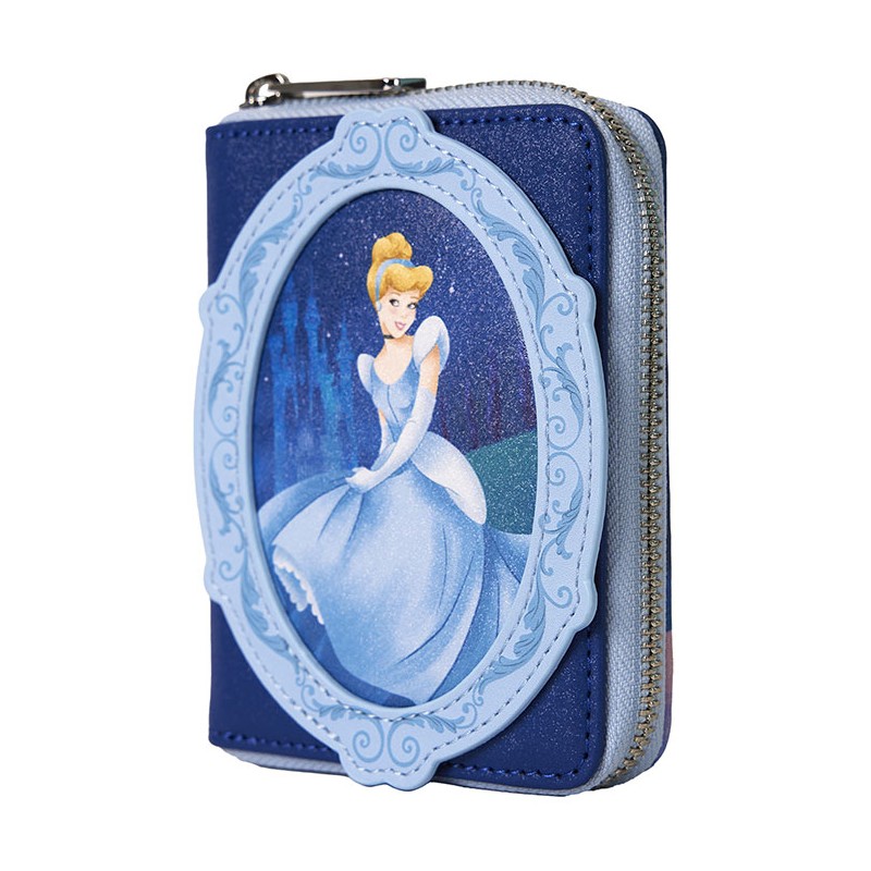 LOUNGEFLY DISNEY CINDERELLA 75TH ROYAL BALL WOMAN ZIP WALLET