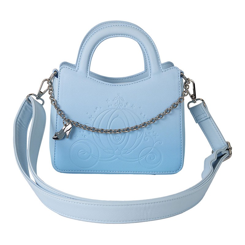 LOUNGEFLY DISNEY CINDERELLA 75TH CARRIAGE CROSSBODY BAG