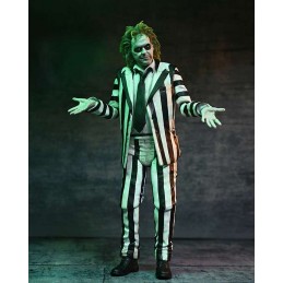 BEETLEJUICE BEETLEJUICE ULTIMATE STRIPED SUIT BETTLEJUICE ACTION FIGURE NECA