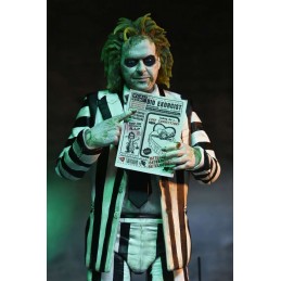 BEETLEJUICE BEETLEJUICE ULTIMATE STRIPED SUIT BETTLEJUICE ACTION FIGURE NECA