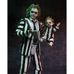 BEETLEJUICE BEETLEJUICE ULTIMATE STRIPED SUIT BETTLEJUICE ACTION FIGURE NECA