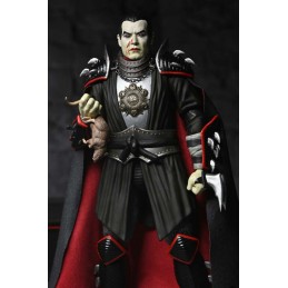 NECA UNIVERSAL MONSTERS X TMNT NINJA TURTLES SHREDDER AS DRACULA PVC ACTION FIGURE