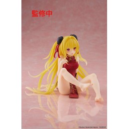 TAITO TO LOVE RU DARKNESS DESKTOP CUTE GOLDEN DARKNESS CHINESE DRESS STATUE FIGURE