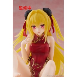 TAITO TO LOVE RU DARKNESS DESKTOP CUTE GOLDEN DARKNESS CHINESE DRESS STATUE FIGURE