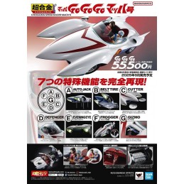 BANDAI SPEED RACER MACH 5 CHOGOKIN SERIES ACTION FIGURE