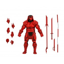 NECA TMNT NINJA TURTLES MIRAGE COMICS VERSION RED & BLACK FOOT ENFORCER ACTION FIGURE