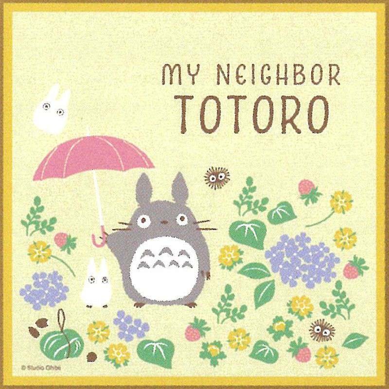 IL MIO VICINO TOTORO TOVAGLIETTA 43X43 CM STUDIO GHIBLI