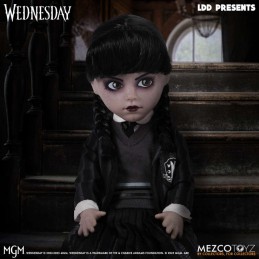 MEZCO TOYS LIVING DEAD DOLLS LDD WEDNESDAY NEVERMORE ACADEMY UNIFORM VERSION 25CM ACTION FIGURE