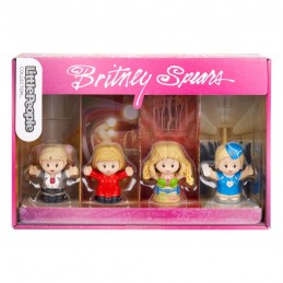 BRITNEY SPEARS LITTLE PEOPLE COLLECTOR 4-PACK MINI FIGURE MATTEL