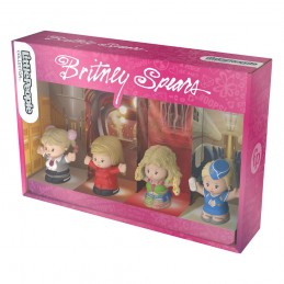 BRITNEY SPEARS LITTLE PEOPLE COLLECTOR 4-PACK MINI FIGURE MATTEL