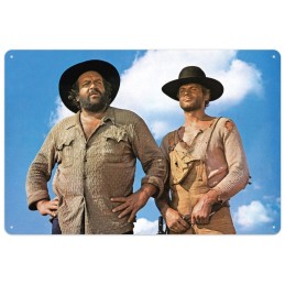 Blechwaren Fabrik Braunschweig BUD SPENCER AND TERENCE HILL SKY METAL TIN SIGN 30X20CM