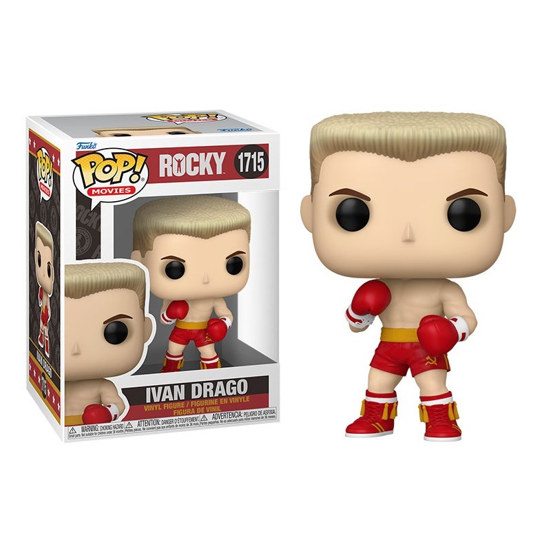 FUNKO FUNKO POP! MOVIES ROCKY IVAN DRAGO BOBBLE HEAD FIGURE