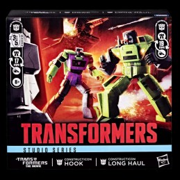 HASBRO TRANSFORMERS THE MOVIE STUDIO SERIES HOOK & LONG HAUL 2-PACK ACTION FIGURES