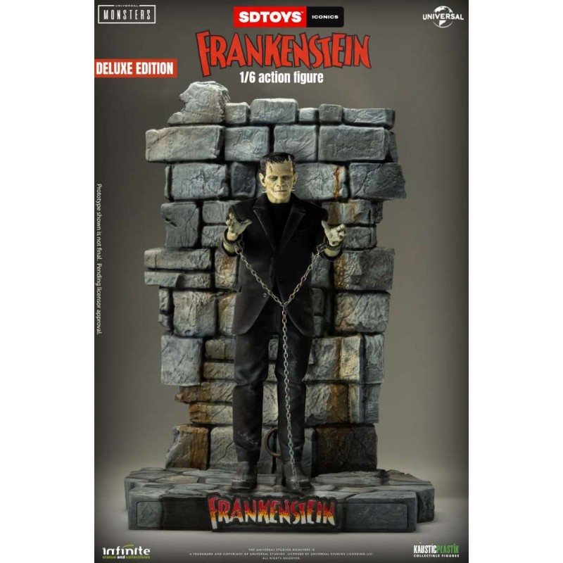 FRANKENSTEIN'S MONSTER DELUXE EDITION 1/6 ACTION FIGURE INFINITE STATUE