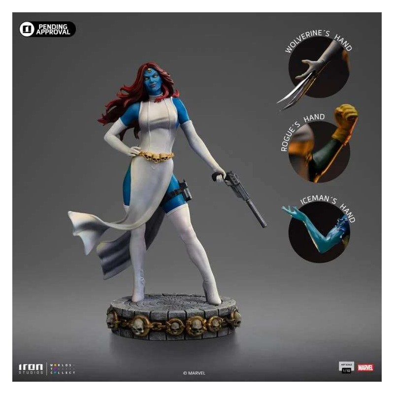 X-MEN MYSTIQUE ART SCALE 1/10 STATUA FIGURE IRON STUDIOS