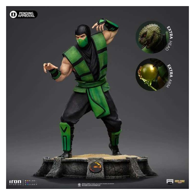 MORTAL KOMBAT ART SCALE REPTILE 1/10 STATUA FIGURE IRON STUDIOS