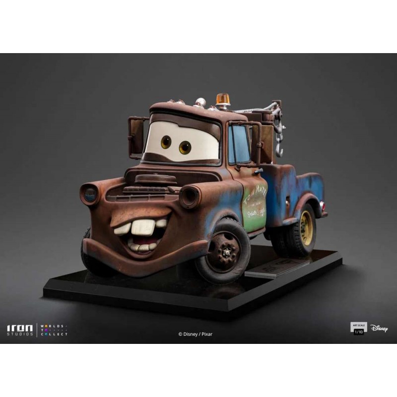 DISNEY CARS TOW MATER CRICCHETTO ART SCALE 1/10 STATUA FIGURE IRON STUDIOS