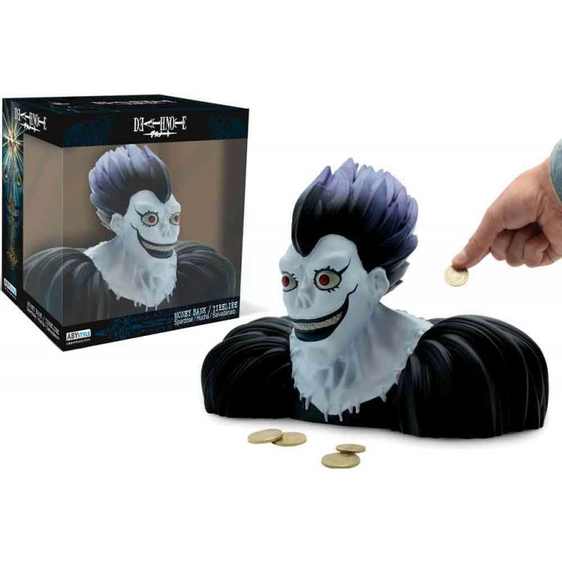 DEATH NOTE RYUK MONEY BANK SALVADANAIO FIGURE ABYSTYLE