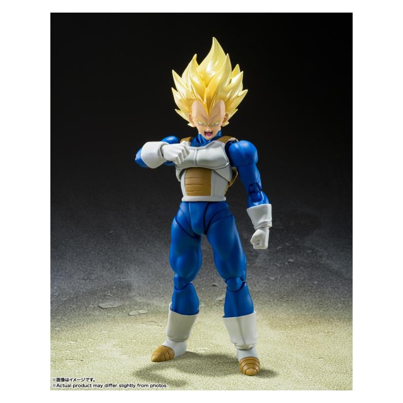 DRAGON BALL Z SUPER SAIYAN VEGETA AWAKENED S.H. FIGUARTS ACTION FIGURE BANDAI