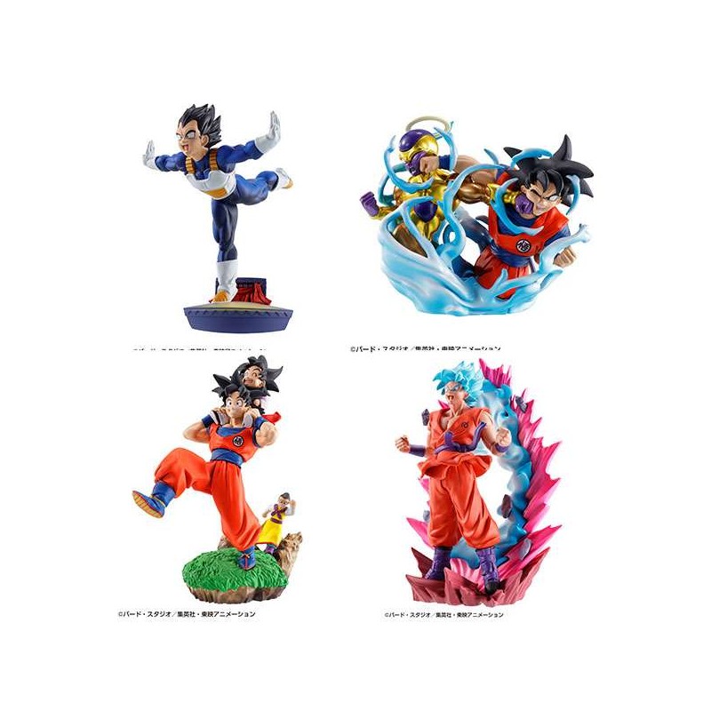 MEGAHOUSE DRAGON BALL SUPER DRACAP TRASCENDENCE BOX SET OF 4 MINI FIGURE