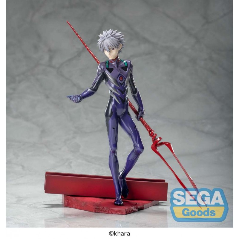 EVANGELION 3.0+1.0 KAWORU NAGISA SPEAR OF LONGINUS LUMINASTA STATUA FIGURE SEGA GOODS