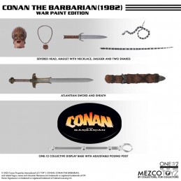 CONAN THE BARBARIAN 1982 WAR PAINT EDITION ONE:12 ACTION FIGURE MEZCO TOYS