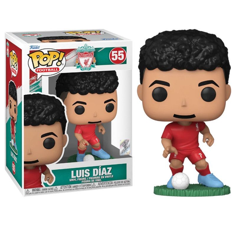 FUNKO POP! LIVERPOOL F.C. LUIS DIAZ BOBBLE HEAD KNOCKER FIGURE FUNKO