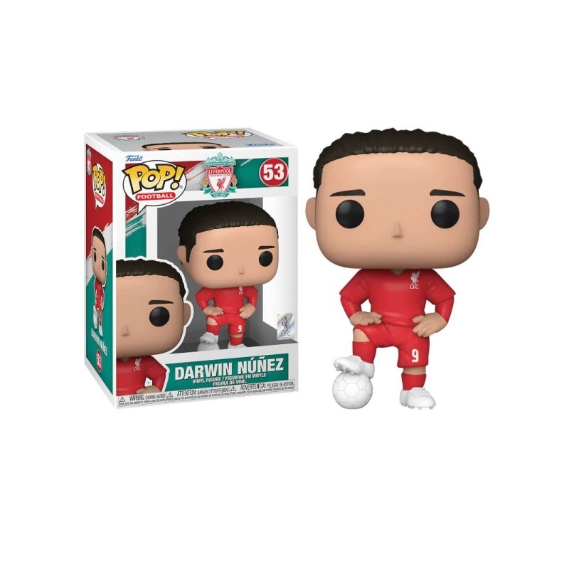 FUNKO POP! LIVERPOOL F.C. DARWIN NUNEZ BOBBLE HEAD KNOCKER FIGURE FUNKO