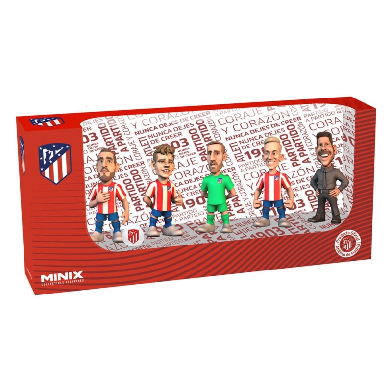 ATLETICO DE MADRID MINIX COLLECTIBLE FIGURINE 5-PACK MINI FIGURE NOBLE COLLECTIONS