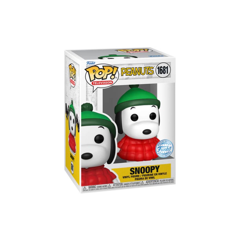 FUNKO FUNKO POP! PEANUTS SNOOPY WITH COAT BOBBLE HEAD FIGURE