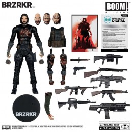 MC FARLANE BRZRKR B 18CM PVC ACTION FIGURE