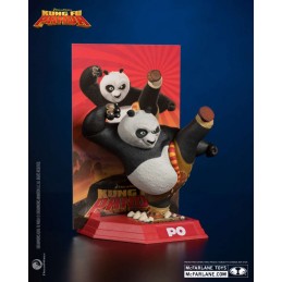 MC FARLANE KUNG FU PANDA PO MOVIE MANIACS SERIES PVC FIGURE