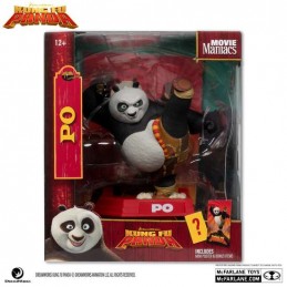 MC FARLANE KUNG FU PANDA PO MOVIE MANIACS SERIES PVC FIGURE