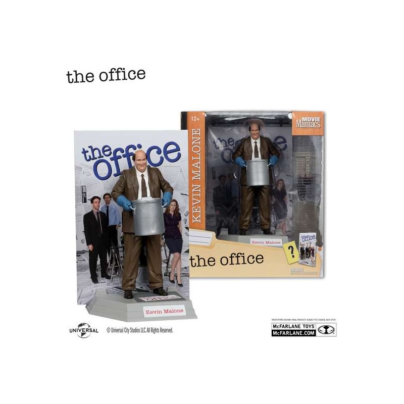 THE OFFICE KEVIN MALONE MOVIE MANIACS ACTION FIGURE MC FARLANE