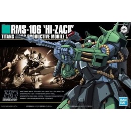 BANDAI HIGH GRADE HGUC GUNDAM HI ZACK RMS-106 1/144 MODEL KIT FIGURE