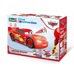 DISNEY CARS LIGHTNING MCQUEEN FIRST CONSTRUCTION SET MODEL KIT FIGURE REVELL