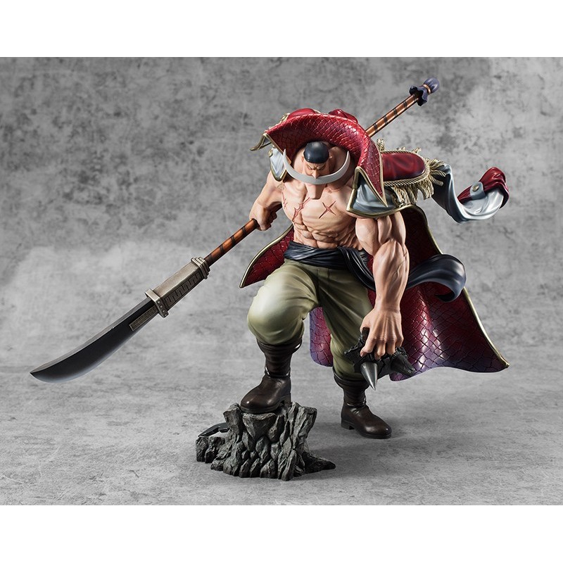 ONE PIECE POP P.O.P. MAX EDWARD NEWGATE WHITE BEARD STATUA 30 CM FIGURE MEGAHOUSE