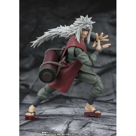 NARUTO SHIPPUDEN JIRAIYA HIDDEN LEAF HEROIC SAGE MODE S.H. FIGUARTS ACTION FIGURE